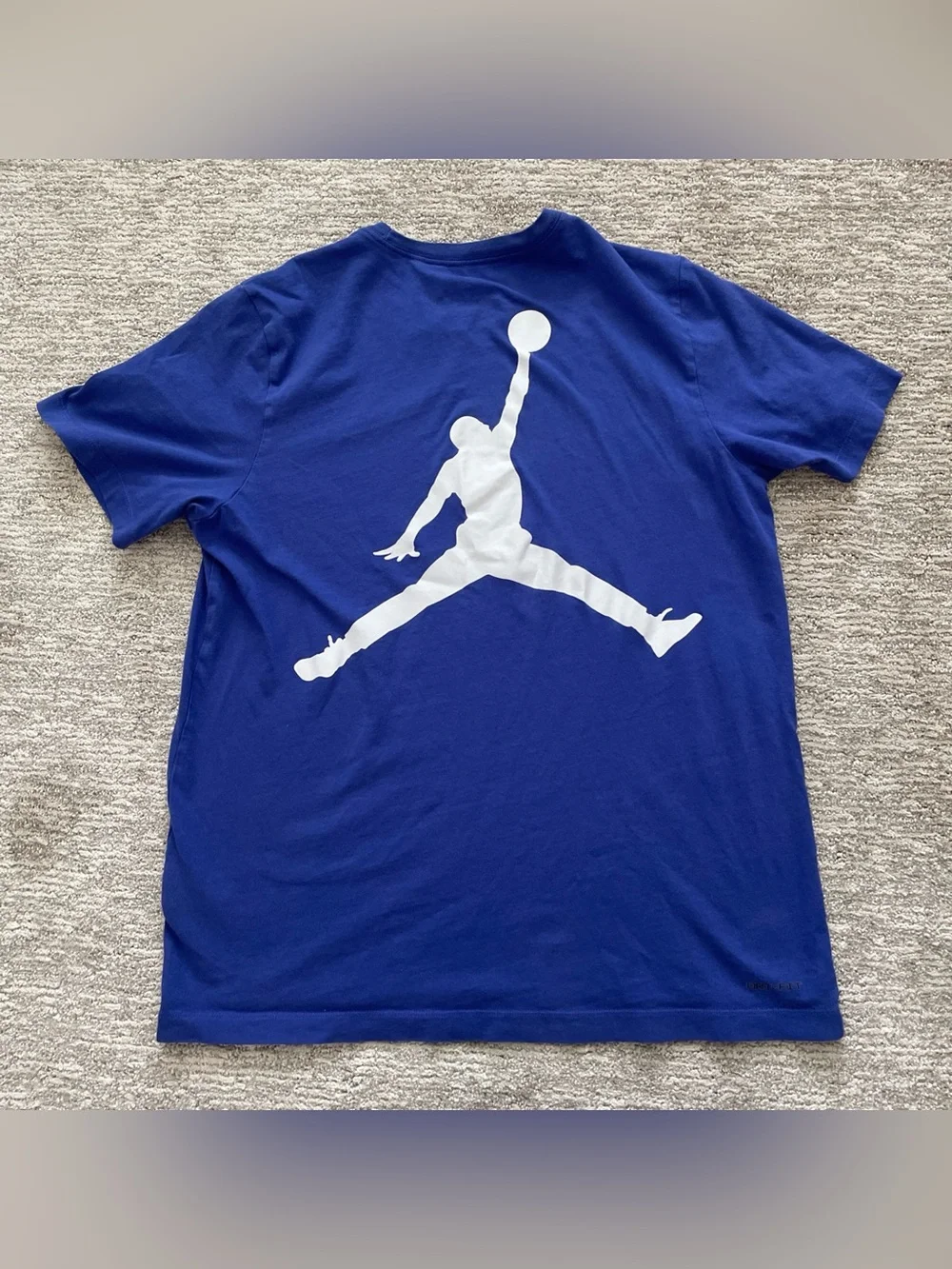 Air Jordan Breakfast Club T-Shirt Men’s Size Large Double Sided Blue Graphic